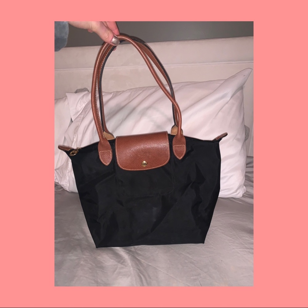 Longchamp ‘Small Le Pilate’ Tote in Black